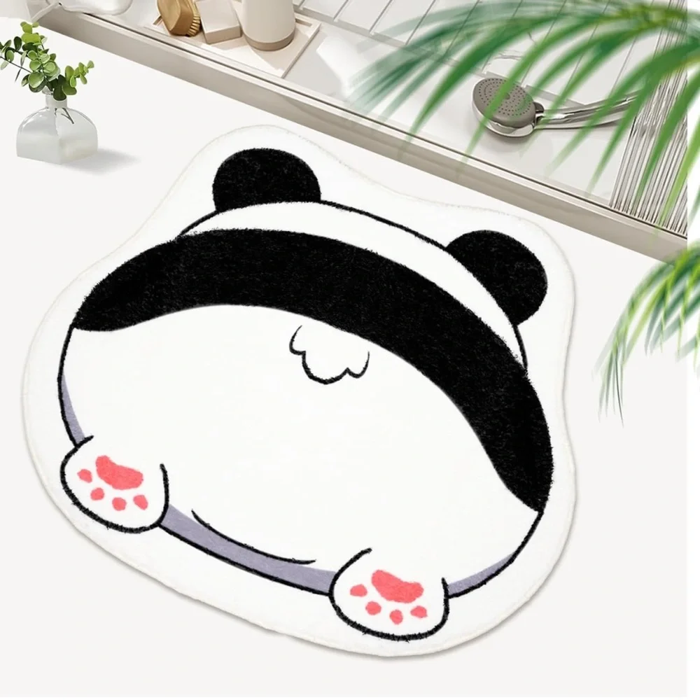 Cute panda 🐼 bath 🛀🏻 mat shower 🚿 mat